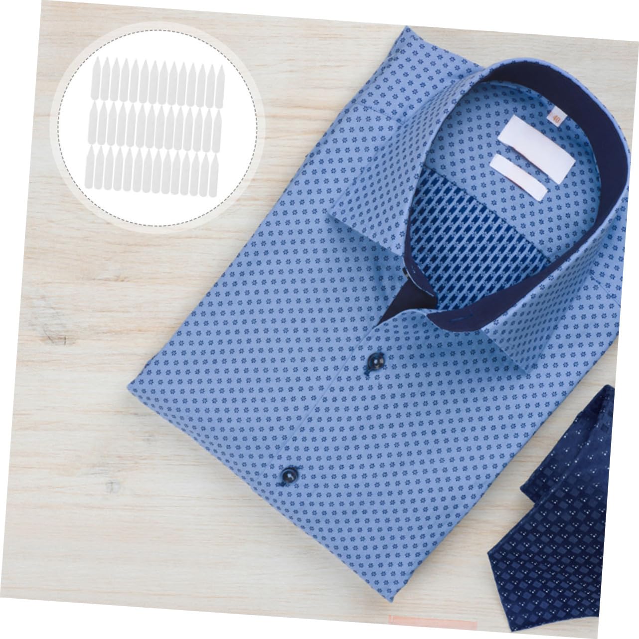 WOFASHPURET 200pcs Mens Suit Collar Stays Collar Stays for Men's Shirts Non-puncturing Collar Holders Easy to Use Events