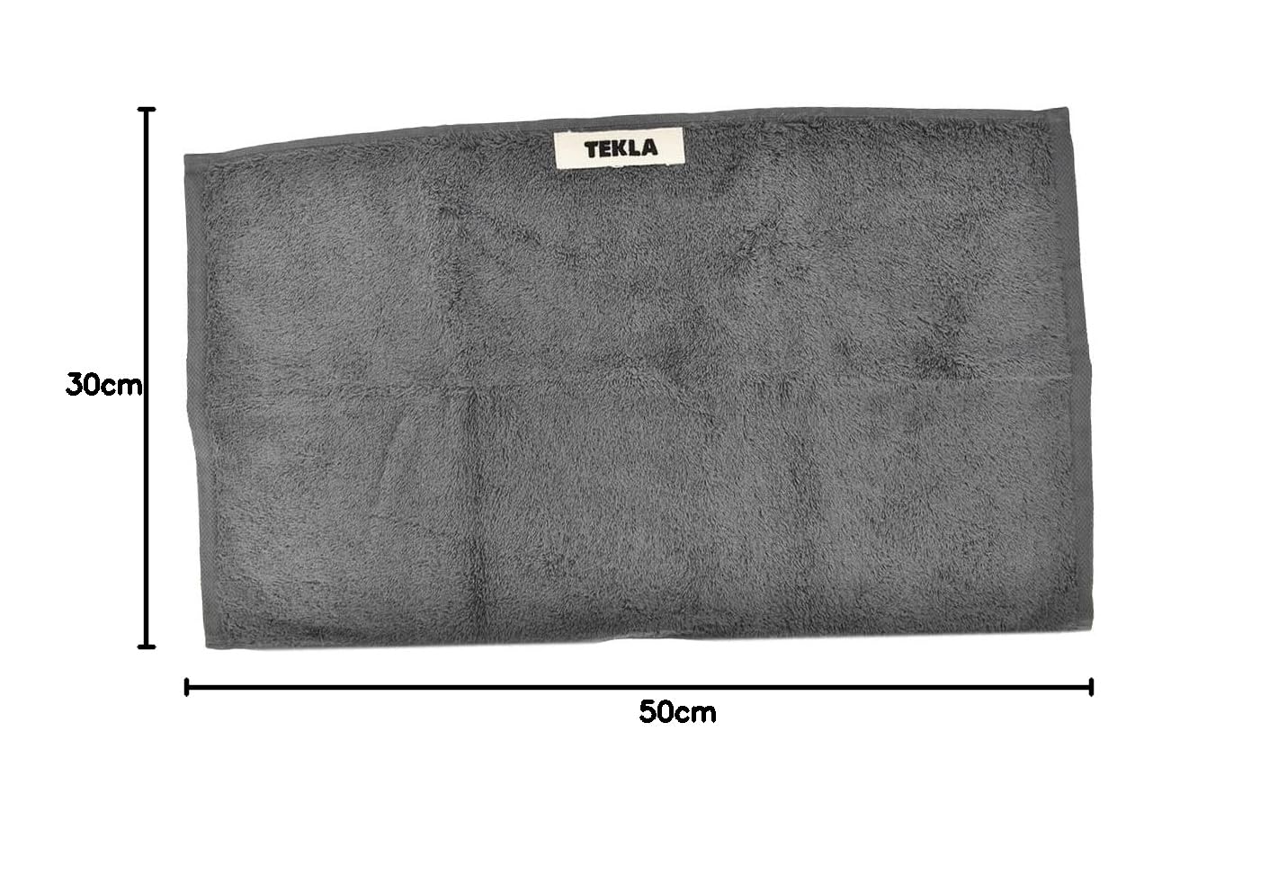 Amazon｜[テクラ]ゲストタオル 30×50cm ダークグレー CHACOAL GREY
