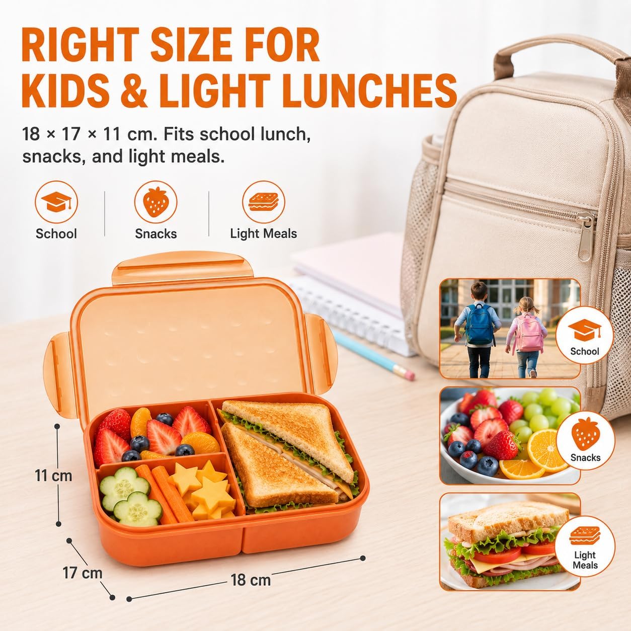 Miss Big Bento Lunch Box Kids