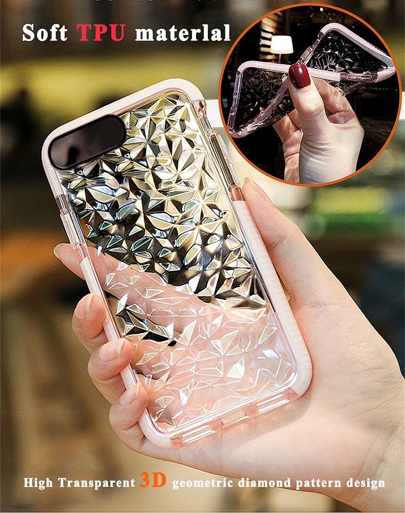 COOLQO Compatible for iPhone 8 Plus/iPhone 7 Plus/iPhone 6S/6 Plus Case, with [2 x Tempered Glass Screen Protector] 14