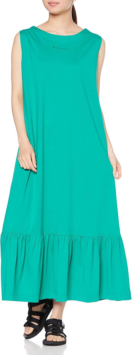 Amazon Co Jp チャンピオン ワンピース スクリプトロゴ ワンピースドレス ウィメンズ Cw T314 服 ファッション小物