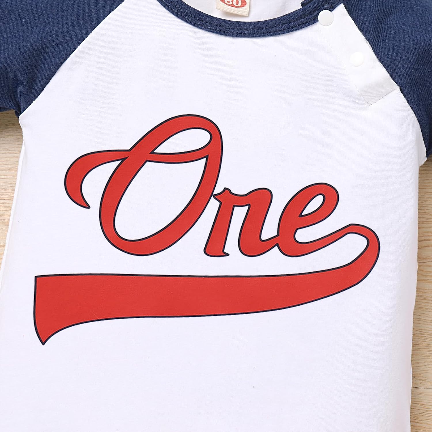 IBTOM CASTLE Baby Boy First Birthday Outfit Baseball 1st Birthday Outfit Baseball Romper+Striped Pant+Suspenders