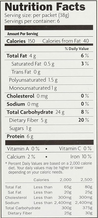Avena Nature's Path Qia Superfood Sin Gluten - Canela y Semilla de Calabaza (Paquete de 6) miniatura 9