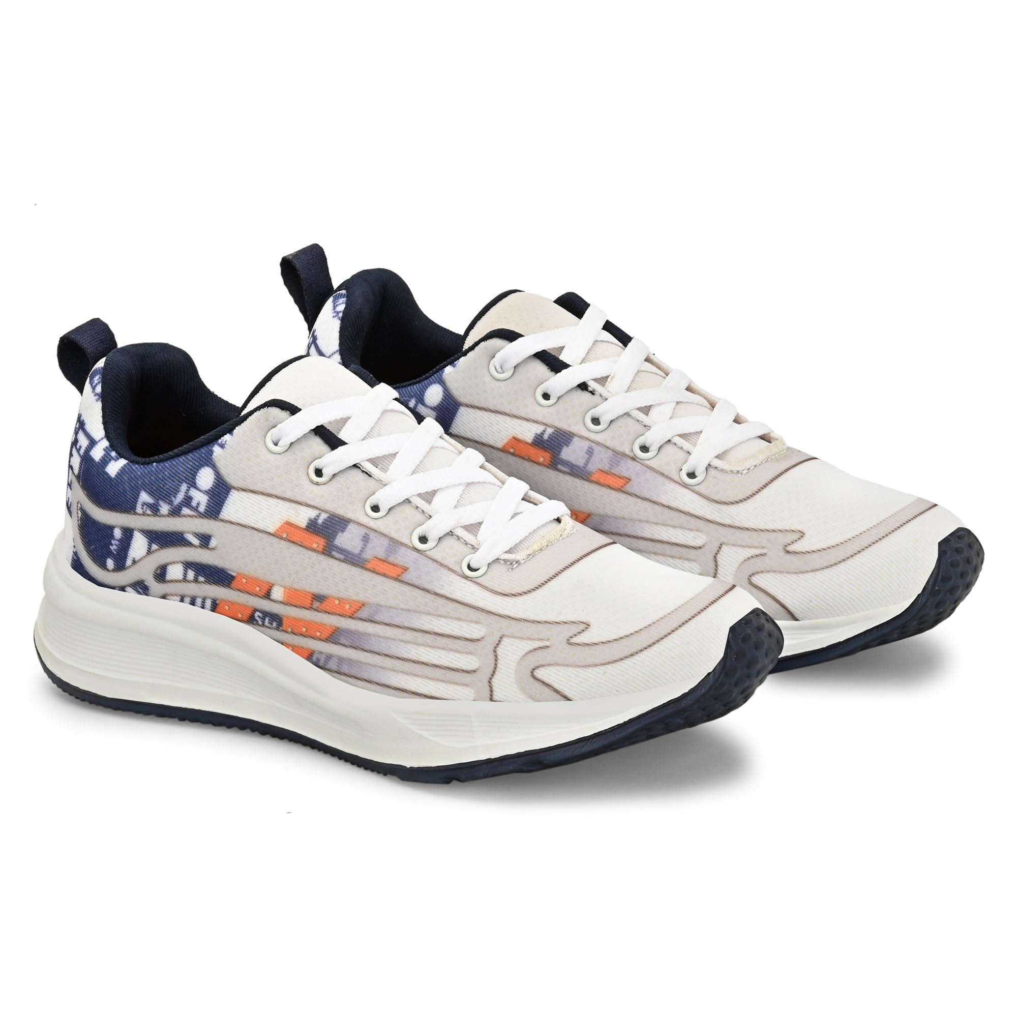 Men's Sports Shoes | Lightweight Running Shoes for Men | Breathable Walking Shoes with Cushioned EVA Sole | Comfortable Gym Sneakers