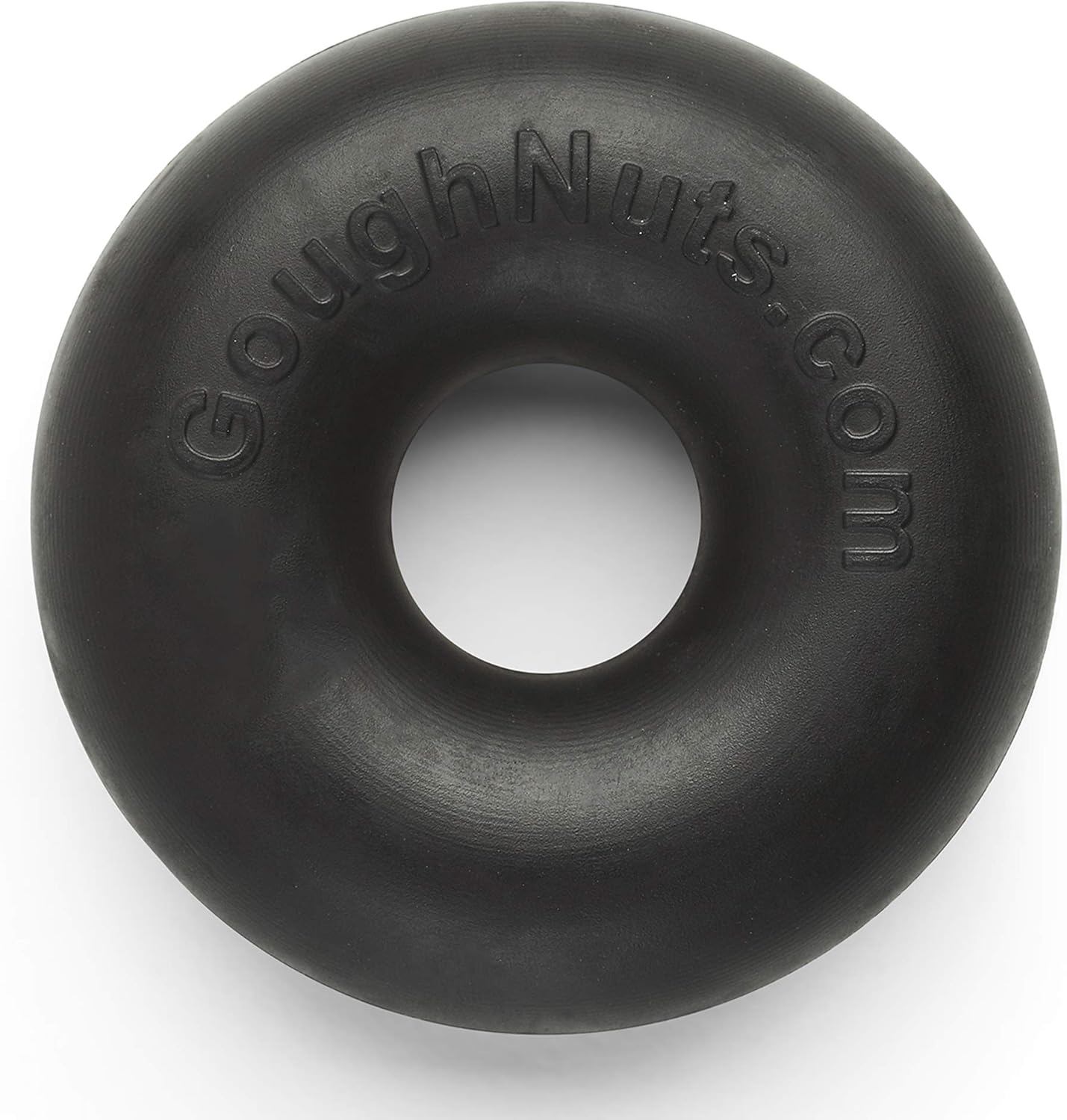 Goughnuts Dog Chew Toys Rubber Ring Indestructible Dog Chew Toys for Extreme Aggressive Power Chewers |for Large Dogs 100+ Pounds |Large (L) Size, Green Rubber