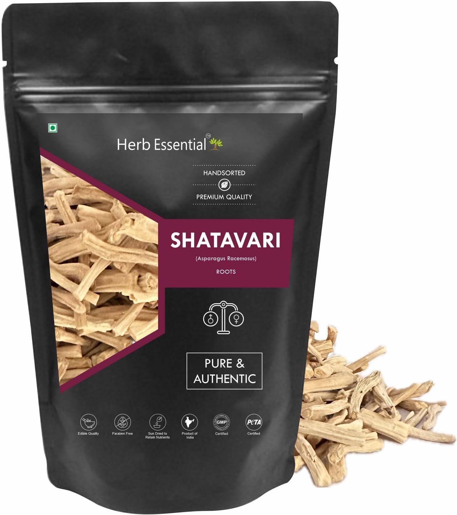 Shatavari Root organic 100g - Pure Ayurvedic Herbal Supplement for Women’s Wellness | Supports Reproductive Health, Menstrual Balance | Fertility, Lactation, Stress Relief