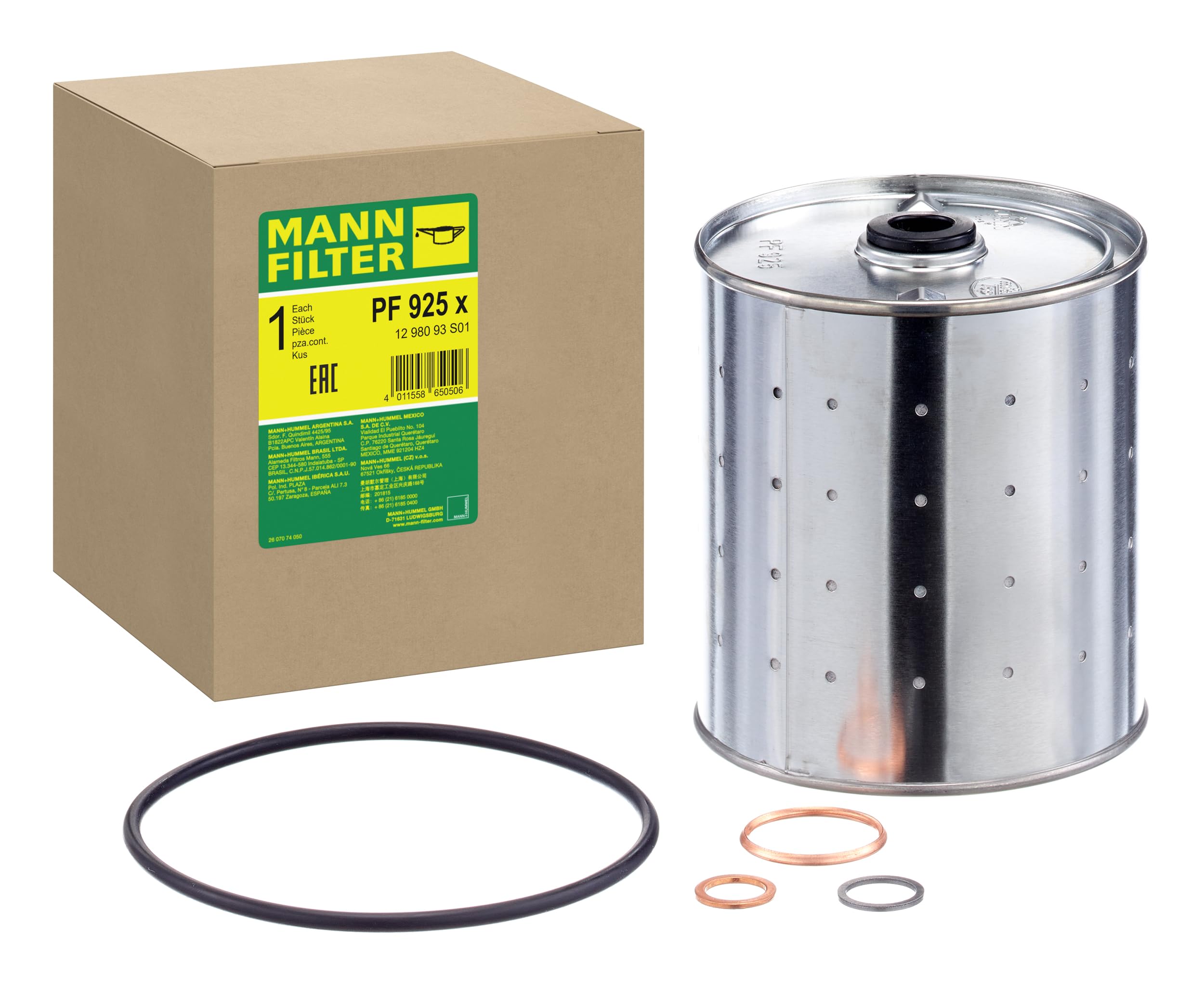 OIL FILTER PF 925 x FOR MERCEDES-BENZ HECKFLOSSE HENSCHEL/2-t 8 T2/L/Van 2.0L 8