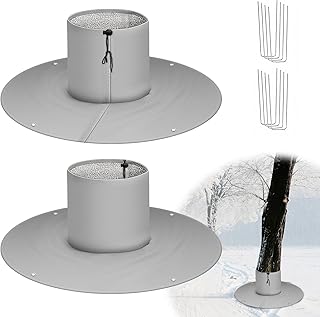 2 Pack Tree Root Protectors, 3-Layer Winter Tree Wrap Freeze Protection with Ground Nails, Palm Tree Root Frost Covers for Outdoor Cold Weather Root Care