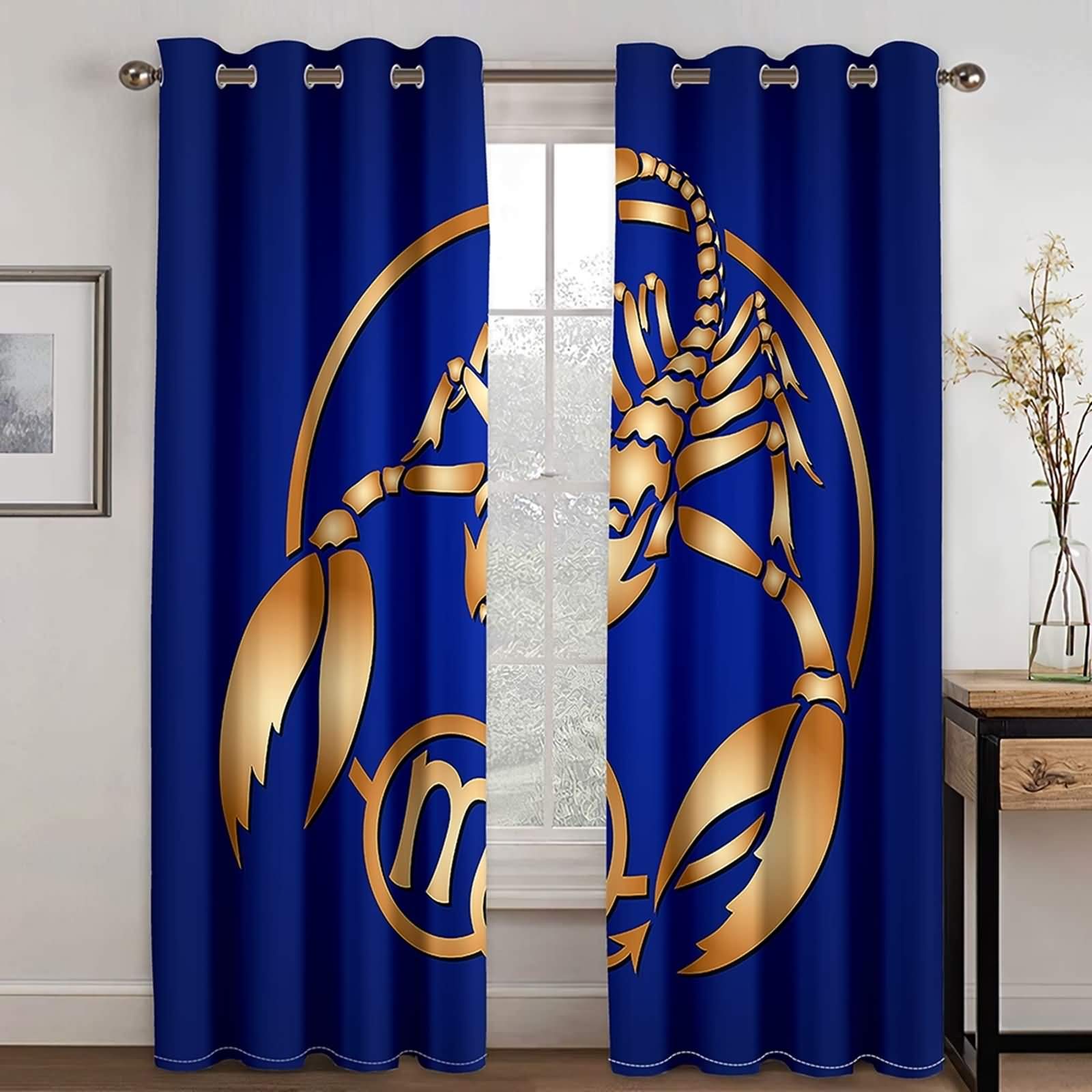 Rideaux occultants scorpion pour une ambiance moderne de salon et chambre