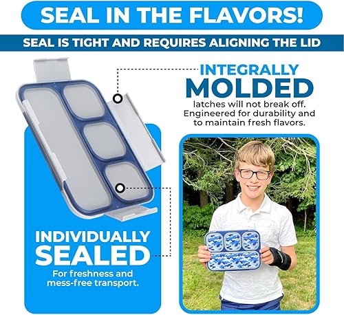 Miniatura 3 de Lonchera de camuflaje para niños y hombres, bolsa térmica aislada para la escuela, cajas de contenedores para niños grandes, adolescentes y adultos,