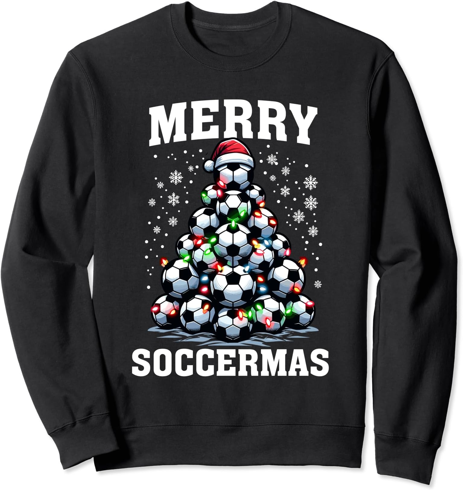 Merry Soccermas Funny Soccer Christmas Soccer Player Coach Sweatshirt