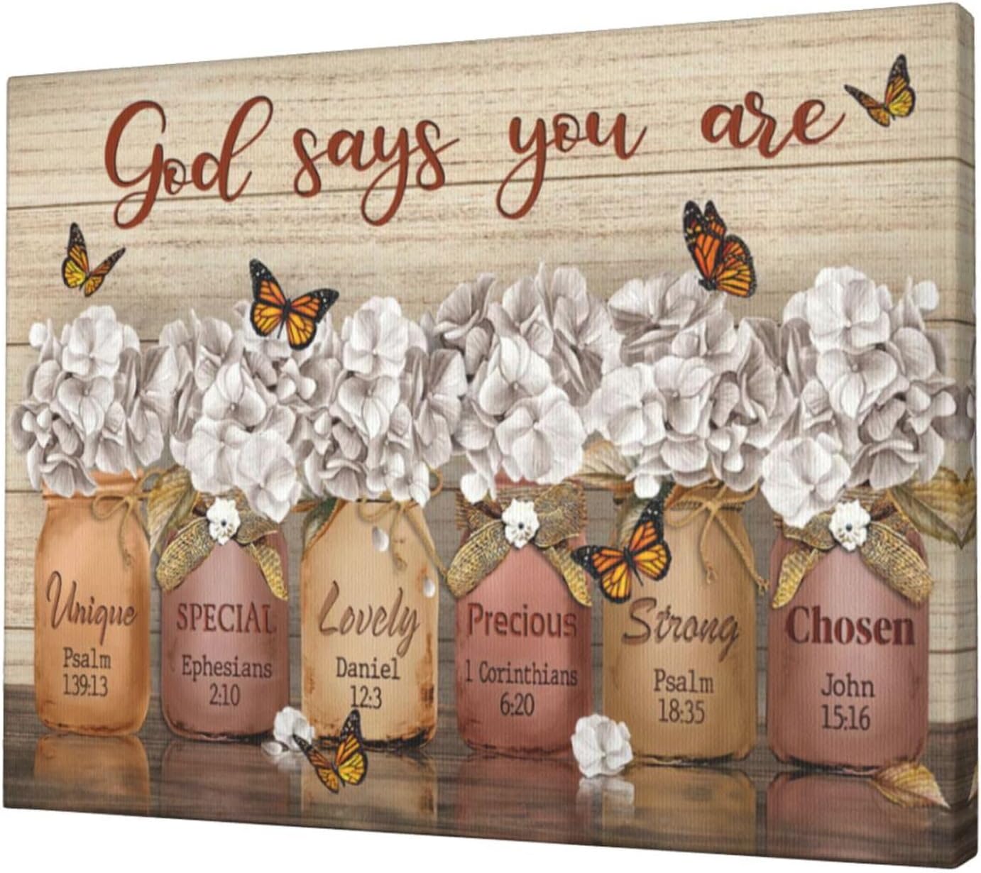 Inspirational Canvas Wall Art Encouraging Bible Verses Wall