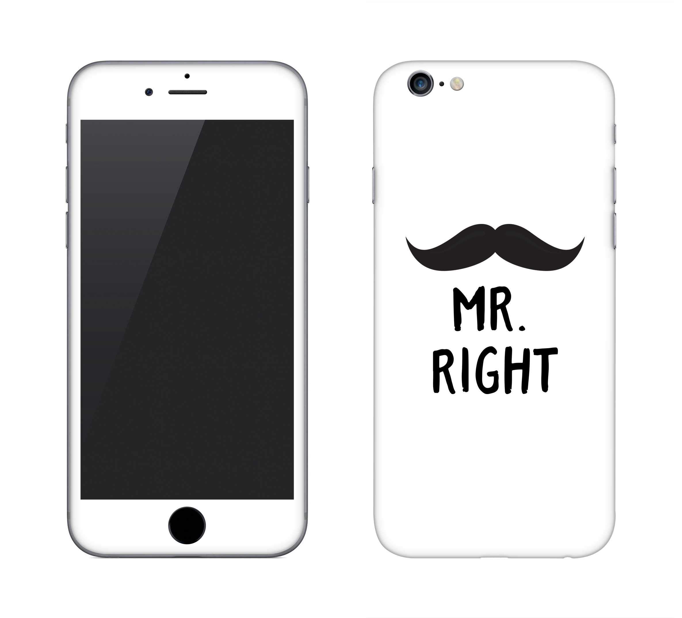 Stylizedd Ultra Premium Vinyl Skin Decal Body Wrap For Apple iPhone 6 - Mr. Right