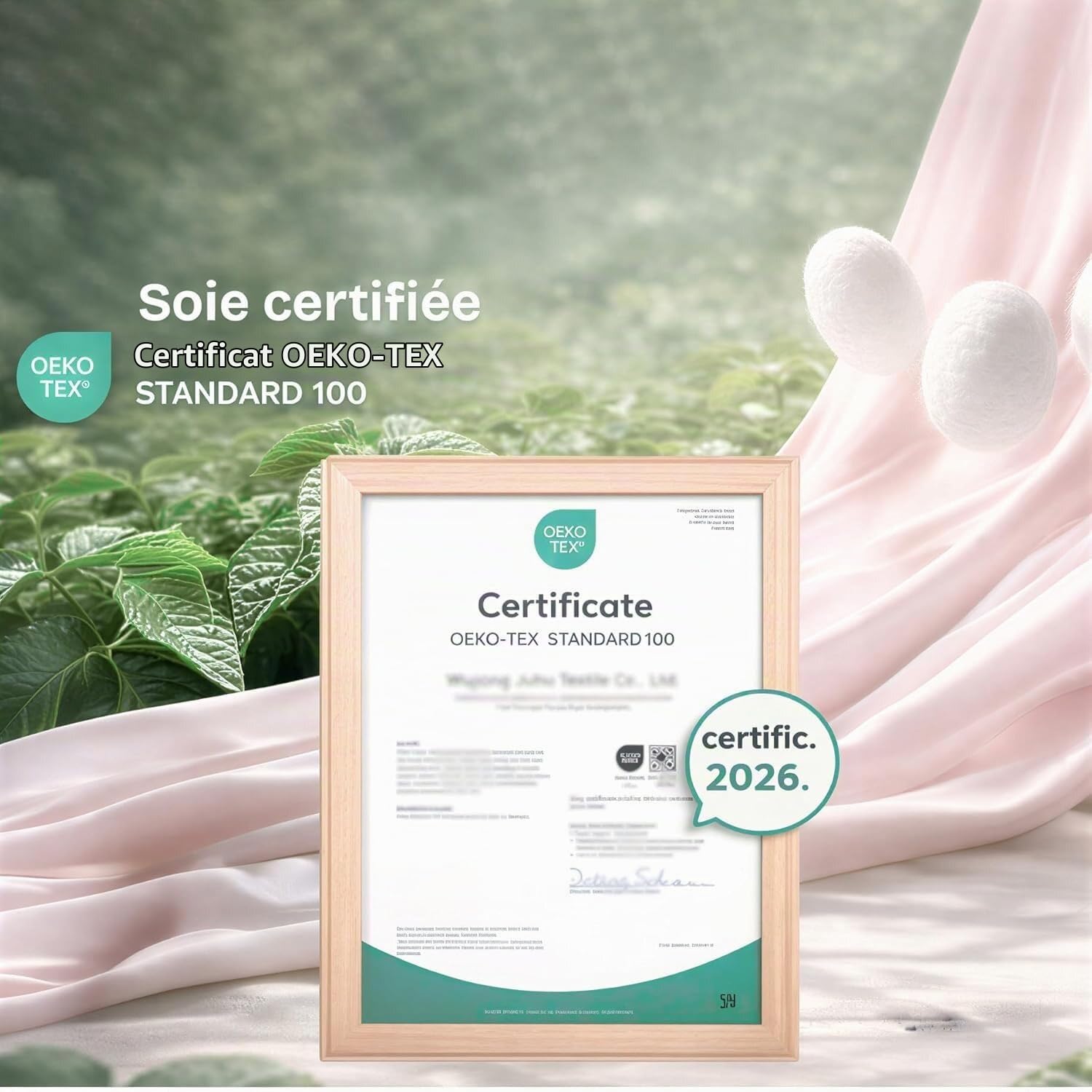 Zenpur Taie d’Oreiller 100% Soie de Mûrier 50x70 cm - 22 Momme Grade 6A, pour la Beauté des Cheveux et de la Peau | Anti-Frisottis et Anti-Rides - Certifié GOTS & Oeko Tex (Ivoire)