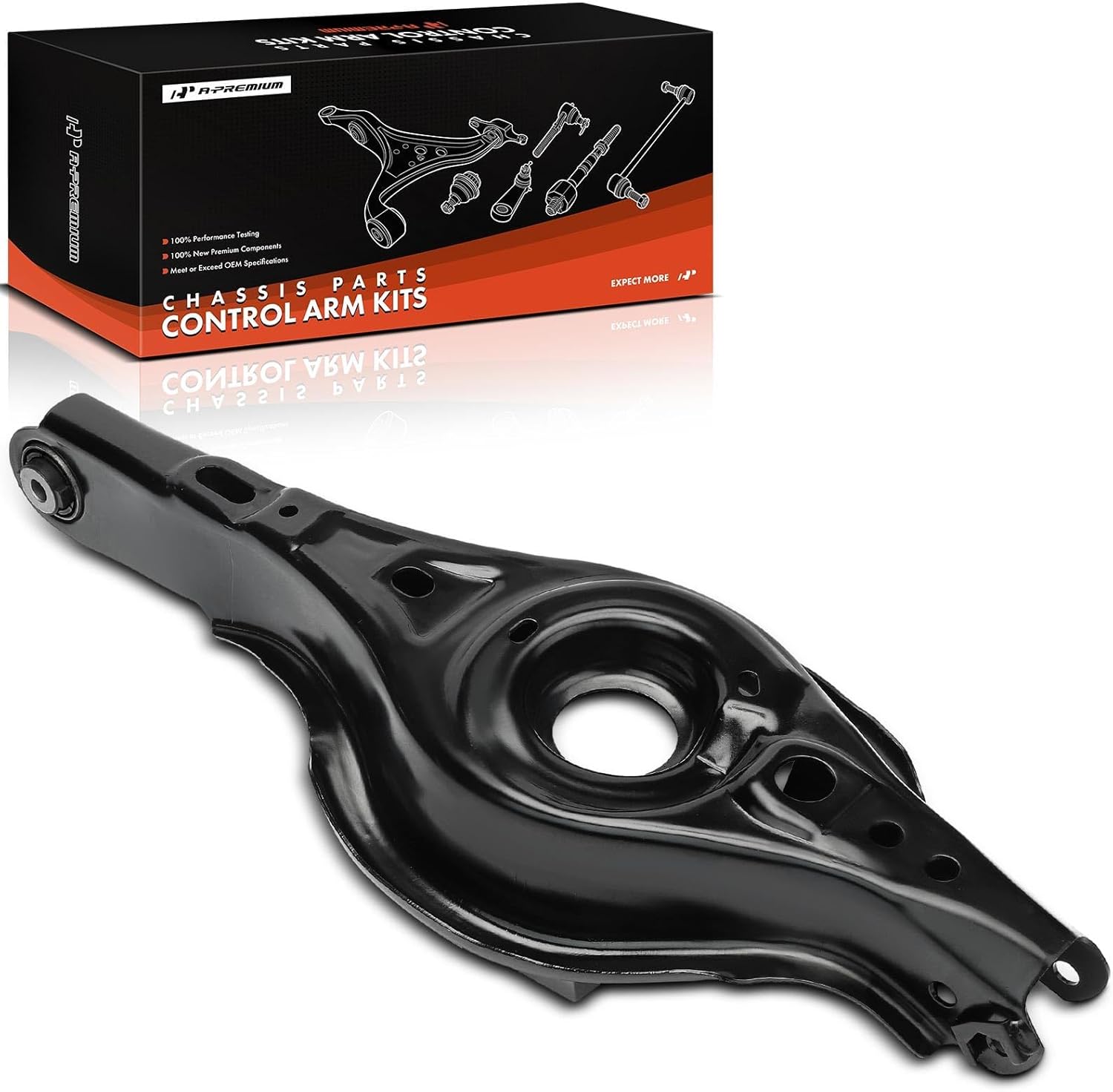 A-Premium Rear Left Lower Rearward Control Arm with Bushing Compatible with Mazda 6 2014 2015 2016 2017