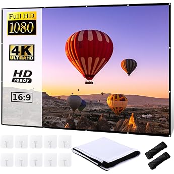 Projector Screen 100 Inches 169 HD Projector Screen