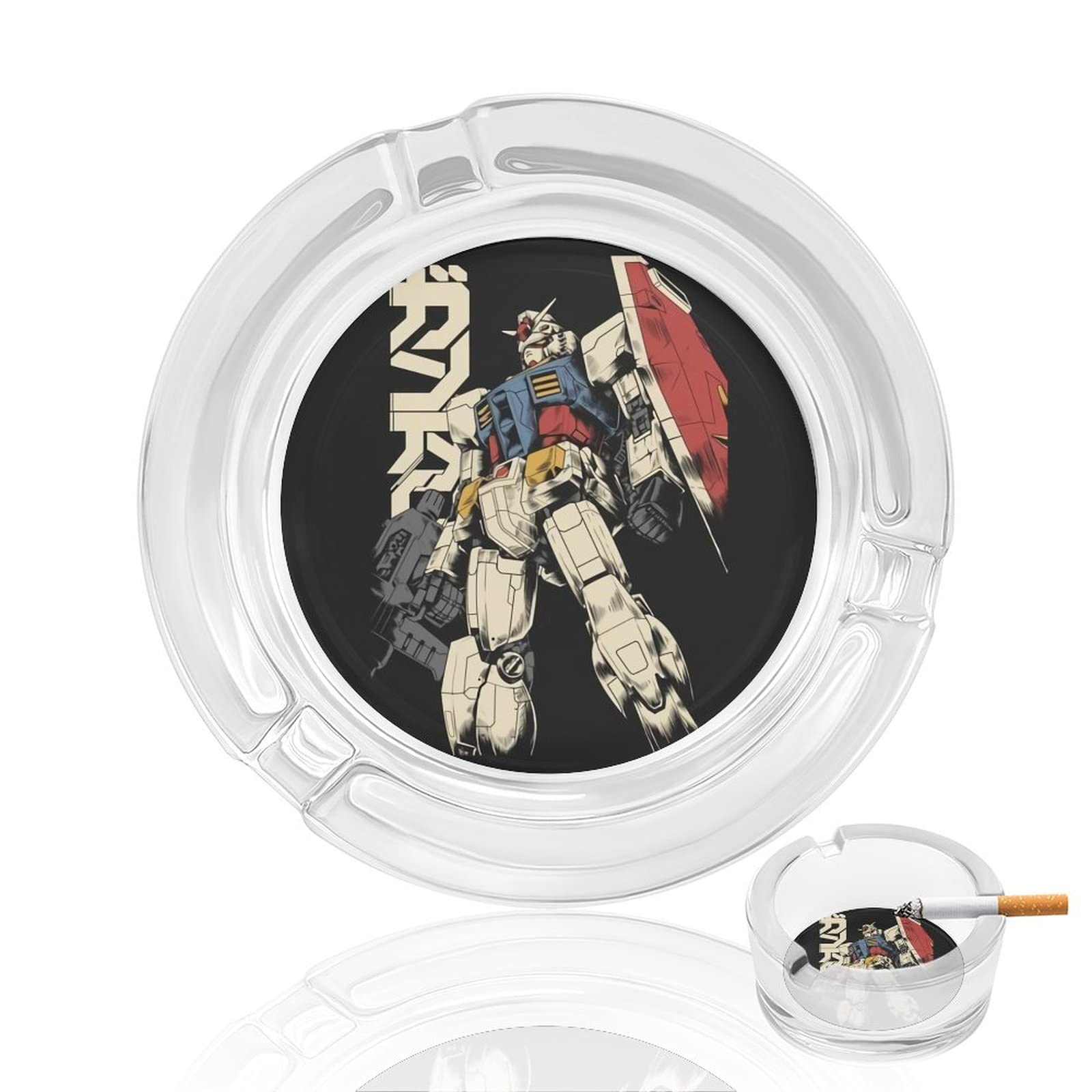 Amazon.co.jp: ネオ ジオンガンダム 灰皿 ガラス 静音 大容量 卓上