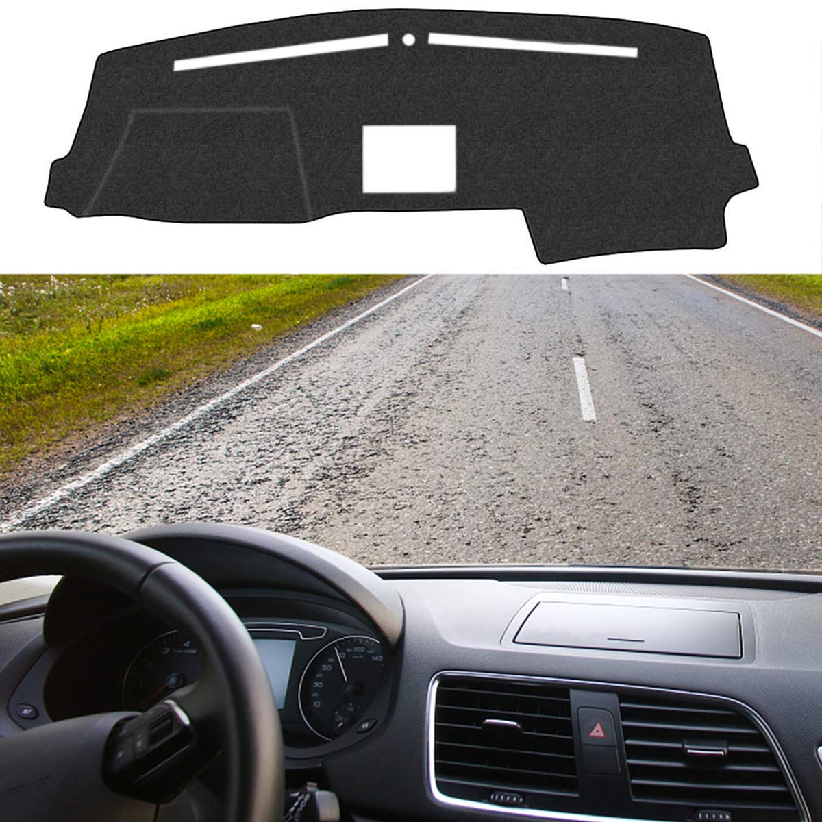 SAILEAD Dash Cover Custom Compatible with Ford F150 2015 2016 2017