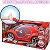 BANDAI Miraculous Ladybug Car - Volkswagen e-Beetle by Ladybug of the Miraculous Film - Doors Boot and Roof for Opening - Doll Not Included - Toy for Children from 4 Years - P50669