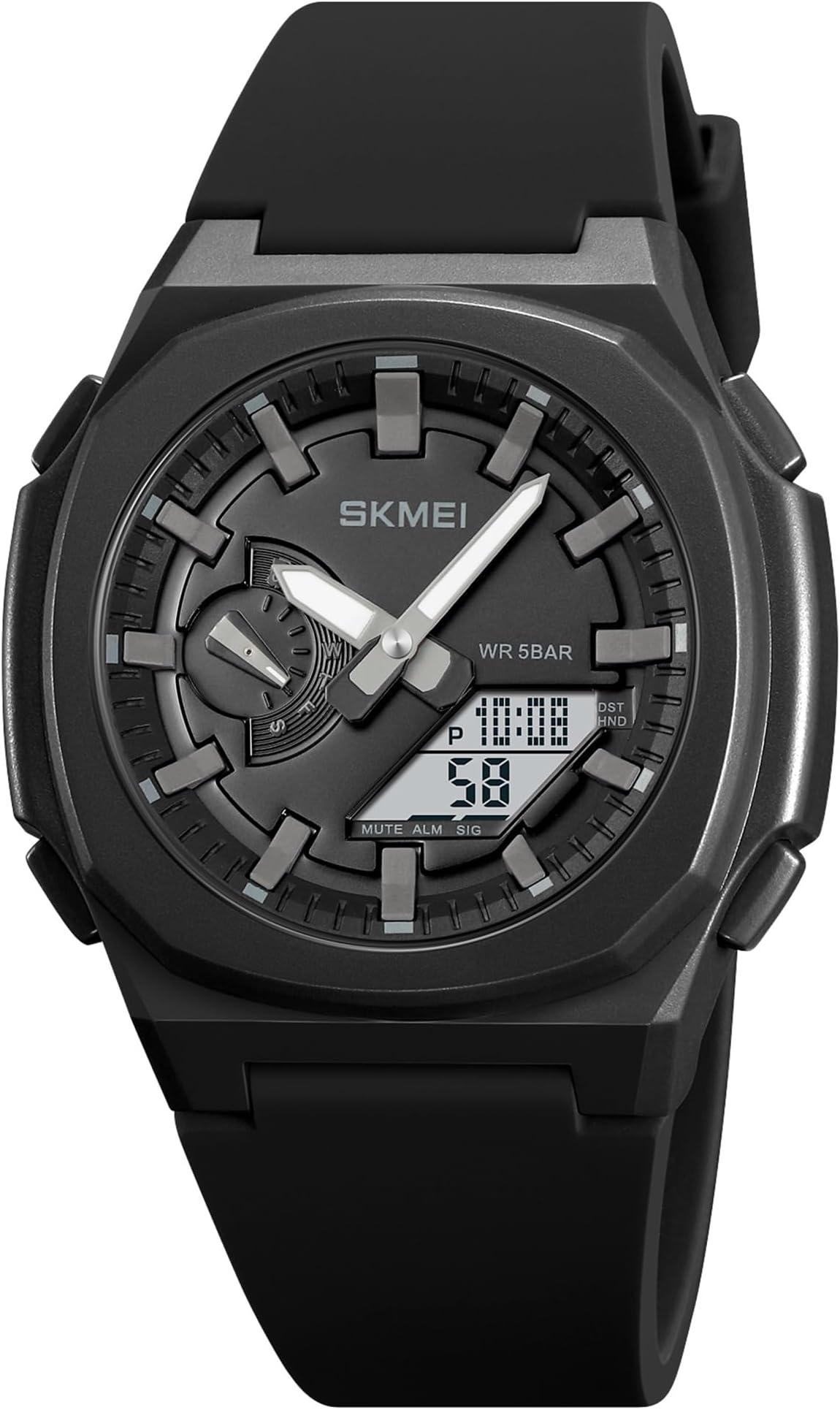 SKMEIAnalog Digital Retro Mens Watch Relojes-hombr al por Mayor Dual Time Display on Wrist - 2091