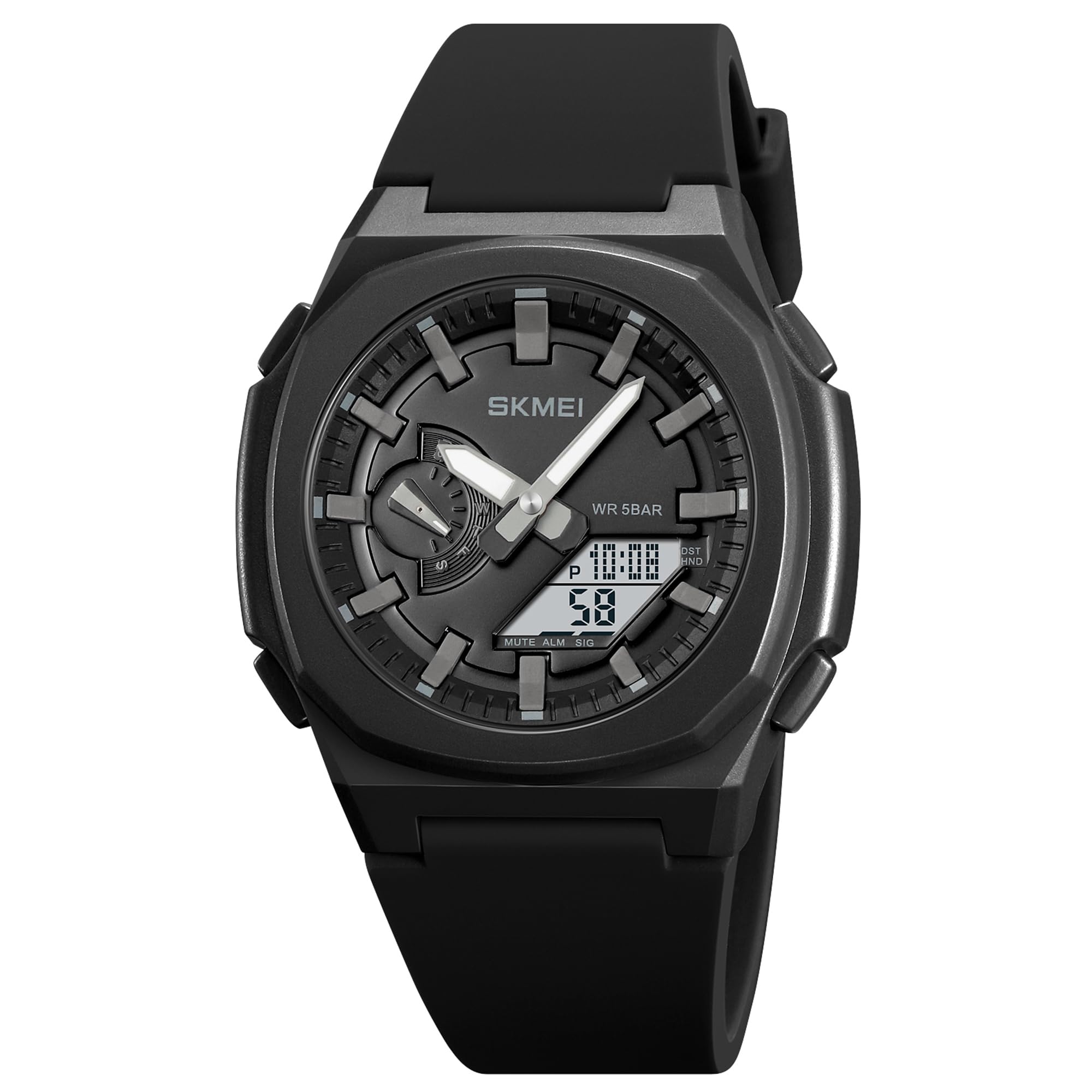 SKMEIAnalog Digital Retro Mens Watch Relojes-hombr al por Mayor Dual Time Display on Wrist - 2091