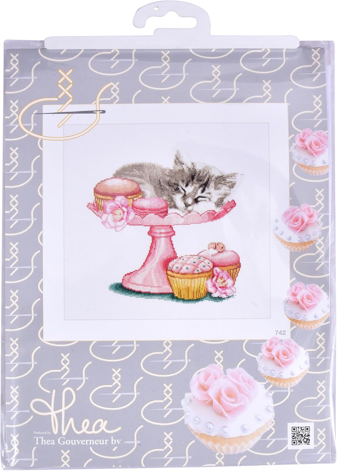 Thea Gouverneur Cross Stitch Kit 12.25"X11.75"-Sweet As Sugar On Aida (16 Count)
