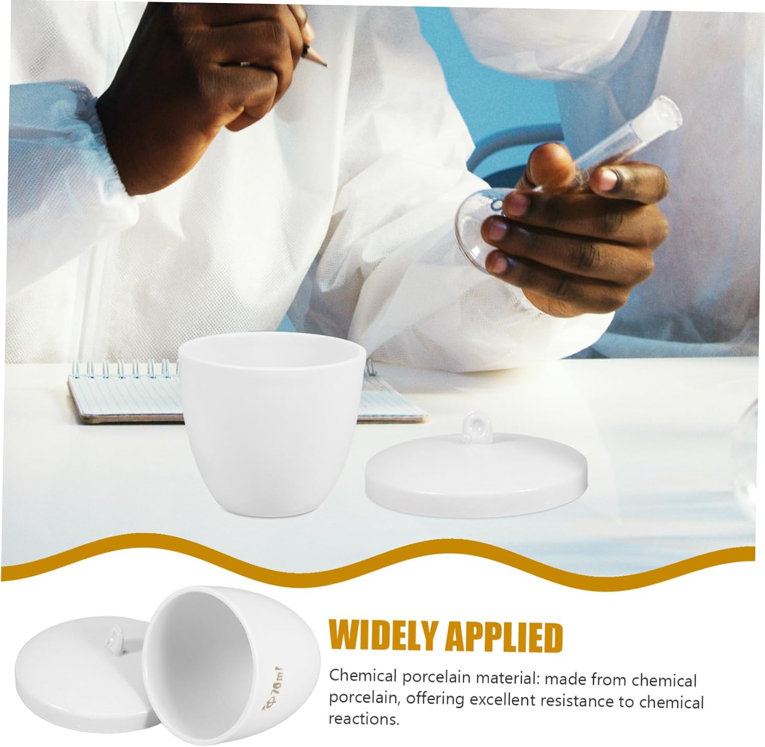 Lab Crucible High-temperature Ceramic Crucible for Melting and Casting for Ashing and Refining