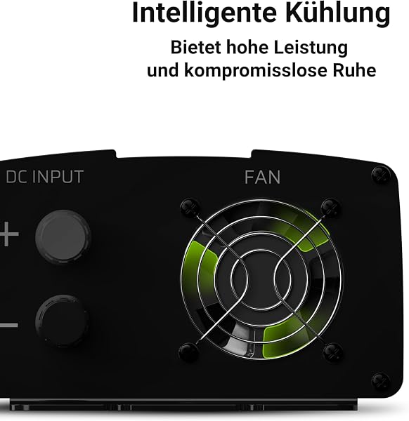 Green Cell 300W/600W 12V auf 230V Reiner Sinus Volt kfz Spannungswandler Wechselrichter Konverter Pure Sine Wave Power Solar Inverter DC AC Umwandler Stromwandler Zigarettenanzünder Steckdose - 5