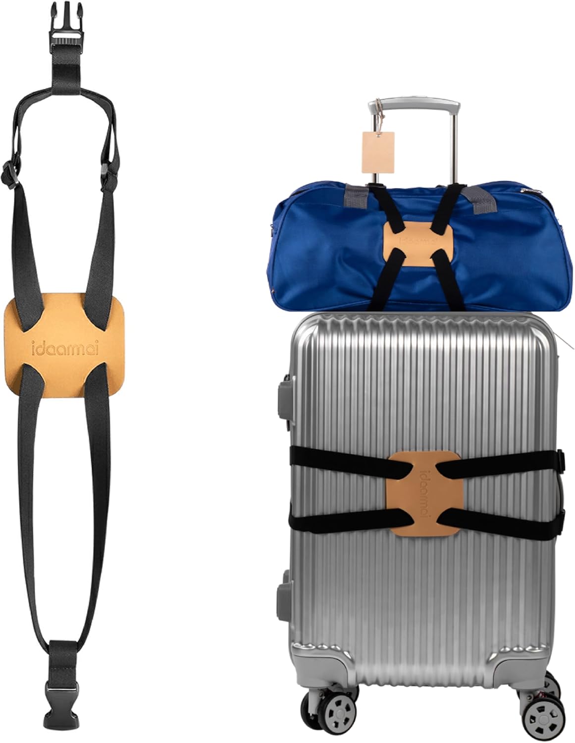 Luggage Straps Bag Bungee, Luggage Bungee - Luggage Straps Suitcase Adjustable Belt-(Blue-2)