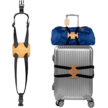 add a Bag Luggage Strap for suitcases,Luggage Bungee Strap,Adjustable Belt Bag Bungees with Buckles Gold