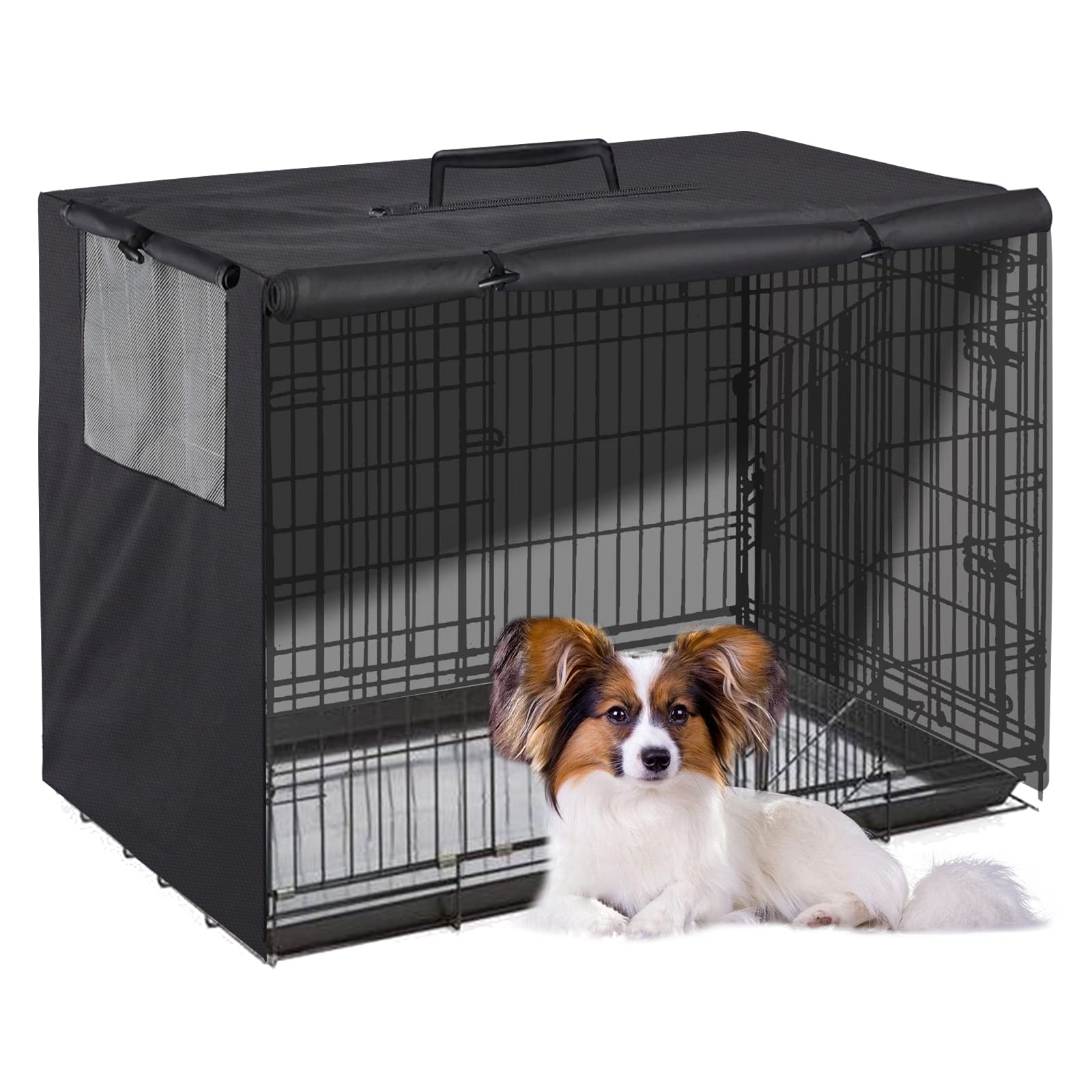 New World Dog Crate Comfort Kit, Matching Dog Crate Cover Dog Bed To