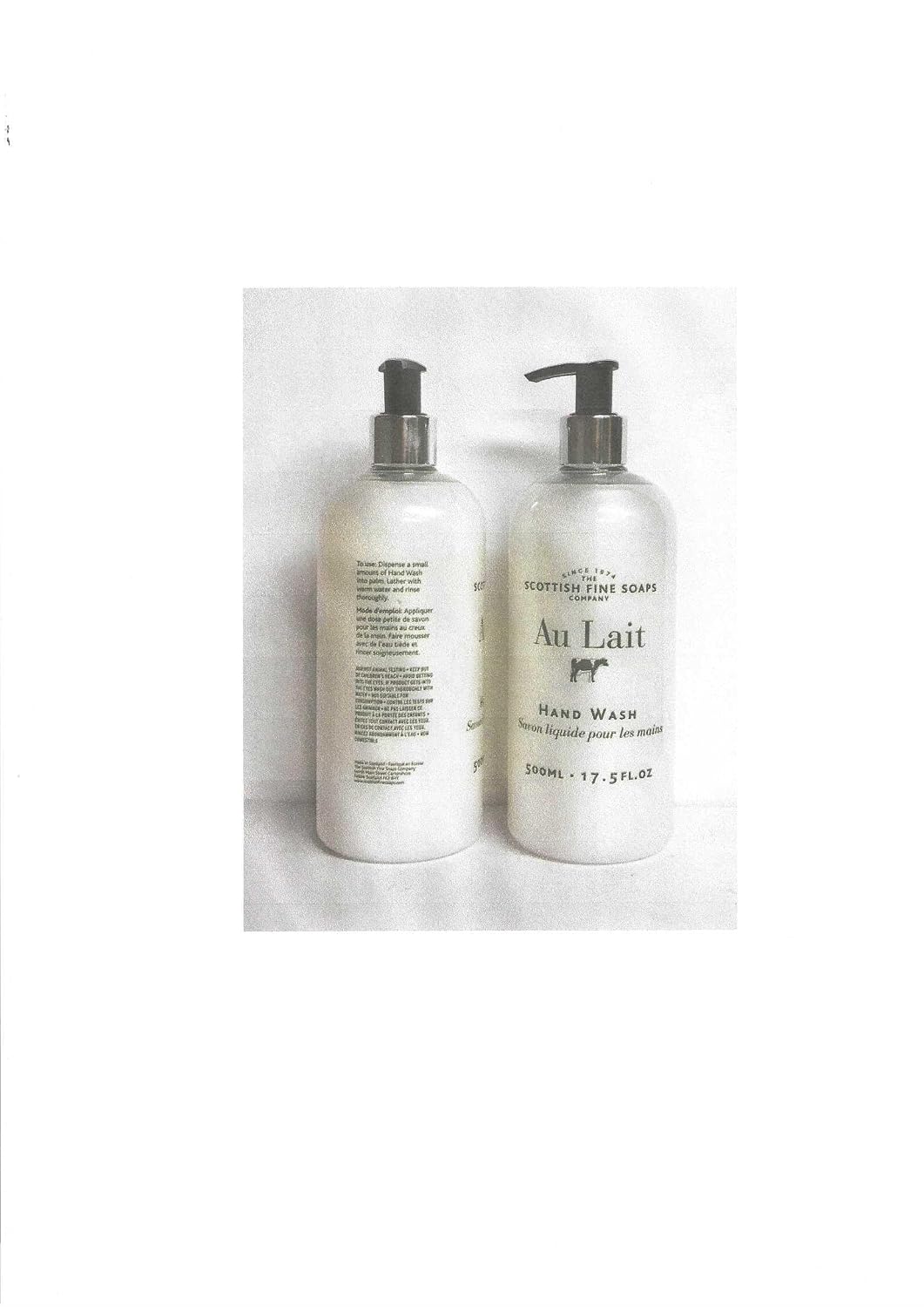 Scottish Fine Soaps Au Lait Liquid Hand Wash (set of 2)
