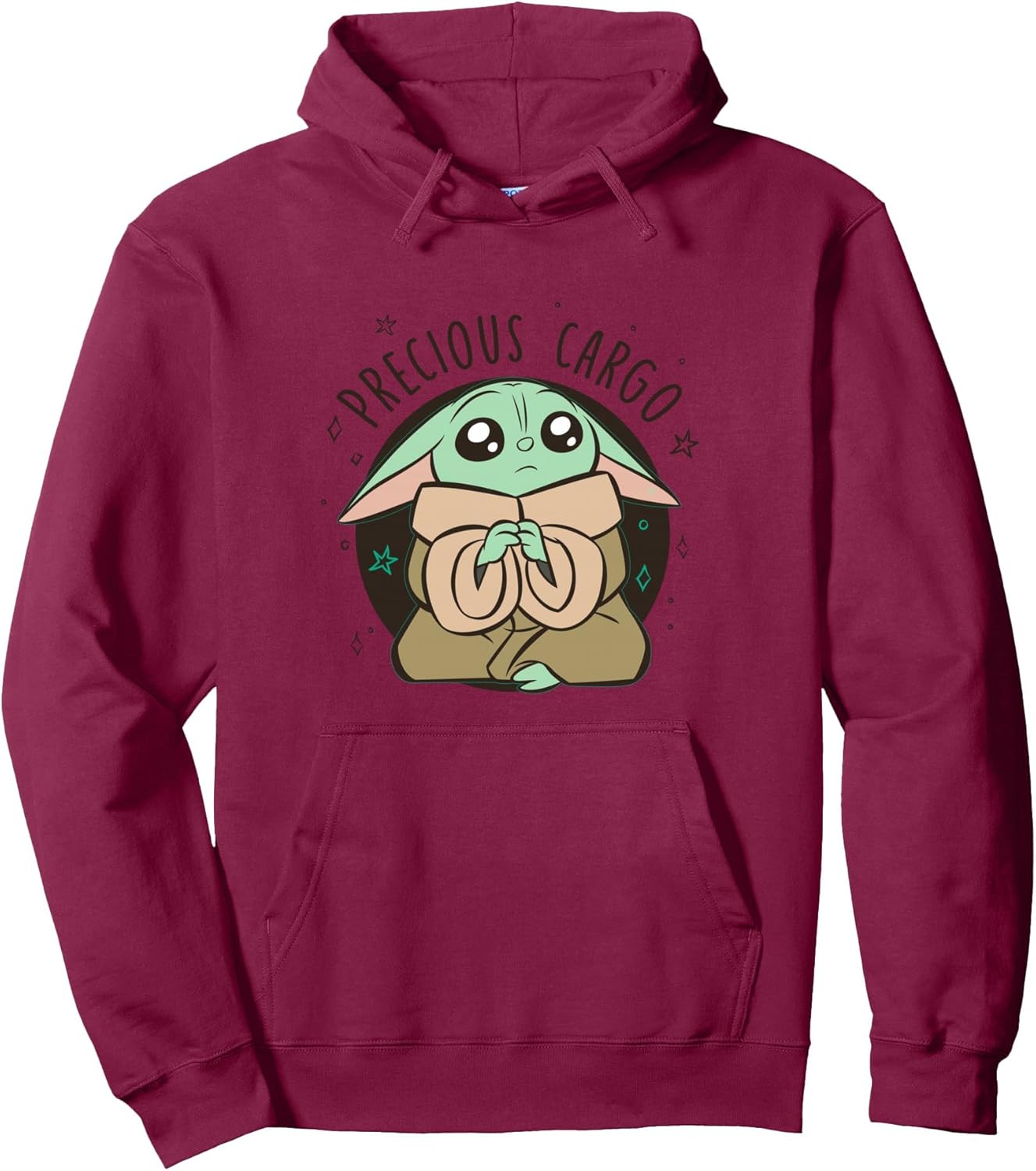 Star Wars The Mandalorian Grogu Precious Cargo Cutie Pullover Hoodie