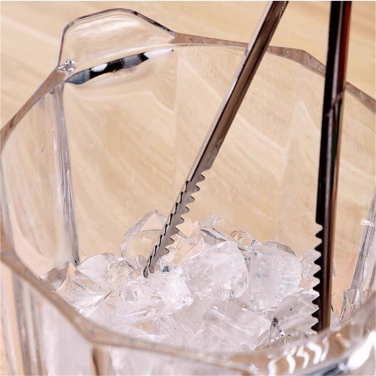 Seau à glace Seau à glace en verre cristal parfait for les fêtes camping ou for rafraîchir boissons Seau à glace cool pour bar