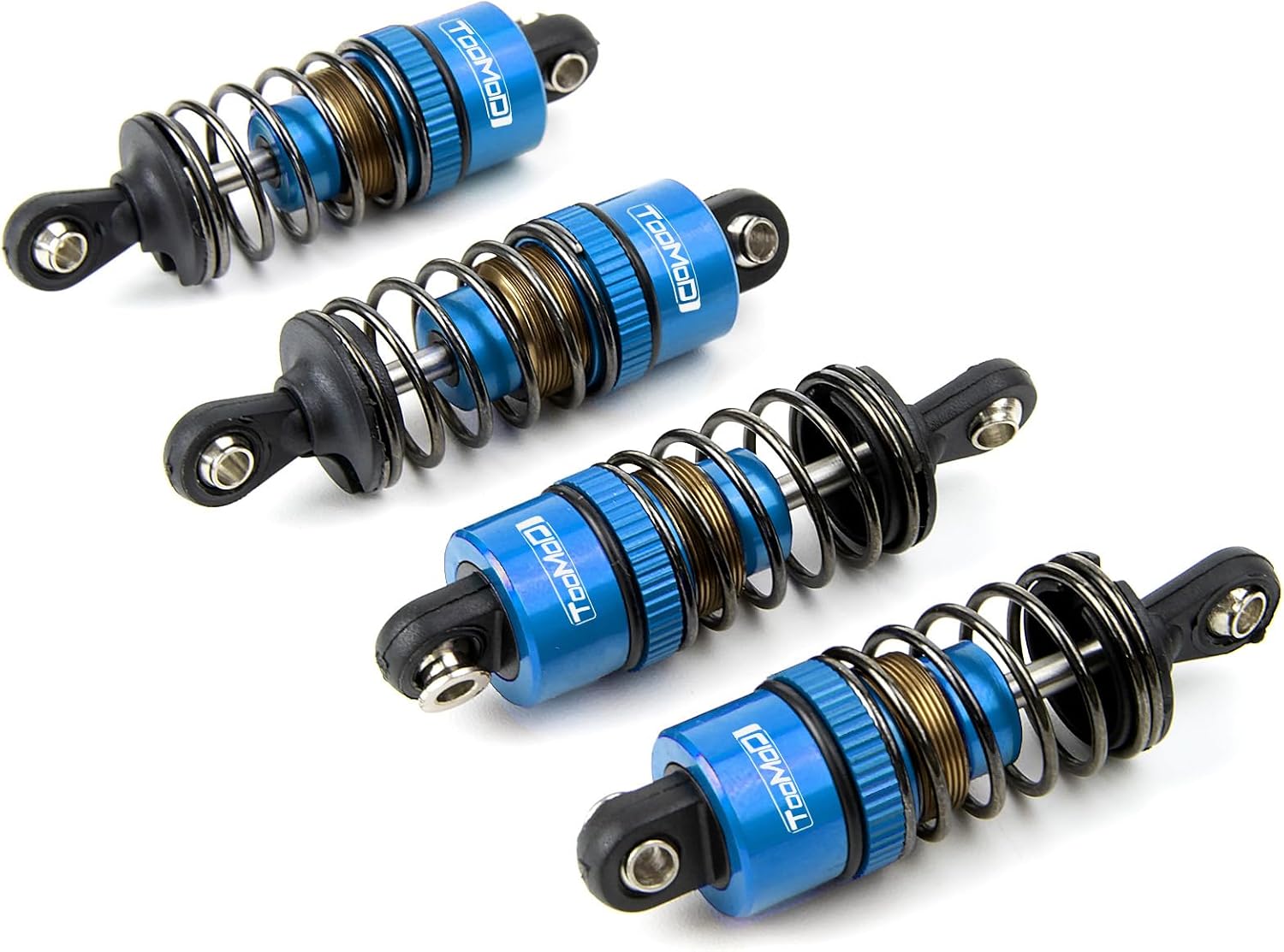 1/10 52MM RC Oil filled Shock Absorbers kit for Tamiya TT-01 TT-02 M03 M04 M05 M06 TA05 1:10 On Road Car Upgrades Replace Parts (Blue)