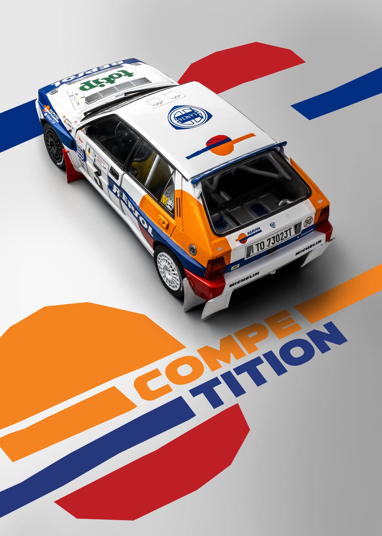 Solido Model Car 1:18 Lancia Delta HF White #3: Amazon.de: Toys