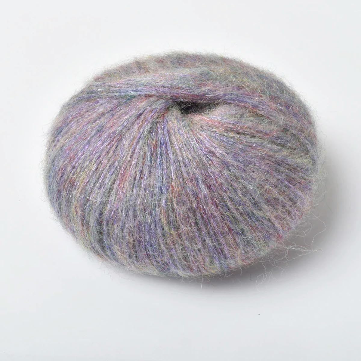 Filato 25g/Pallina Mohair Scintillante Lana Morbida Filato per Maglieria Fai da Te Fatto a Mano Maglione Scialle Cappello Uncinetto Cucito Forniture