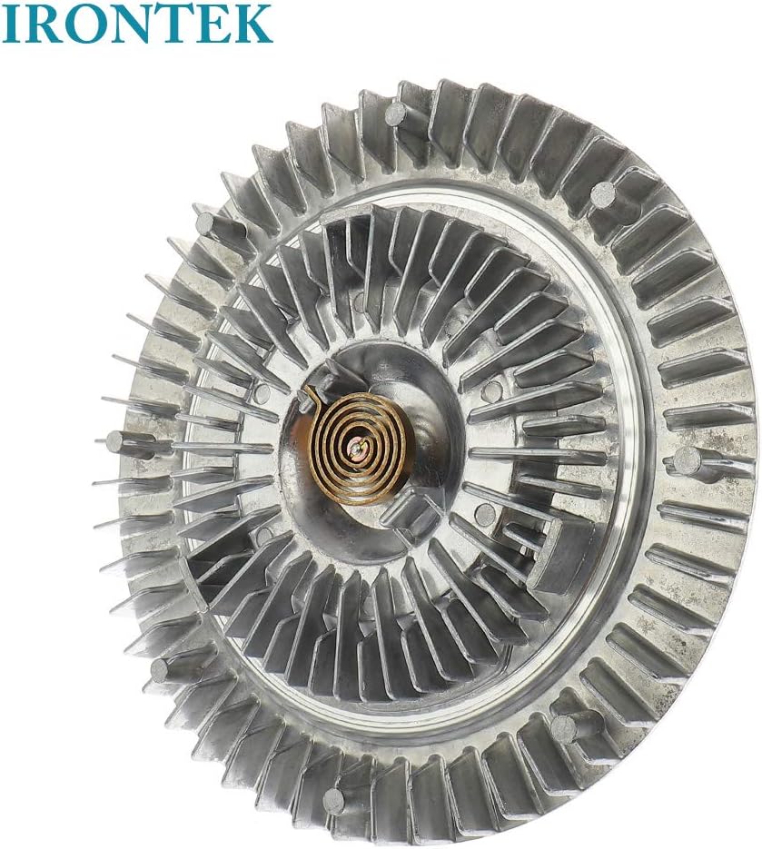 IRONTEK 2733 Engine Cooling Fan Clutch fits Ford E-150/E-250/E-350/F-150/F-250/F-350 1982-1986 Mercury Capri, 1983-1995 Ford Mustang, 1984-1986 Ford LTD, 1988-1996 for Bronco Radiator Fan Clutch