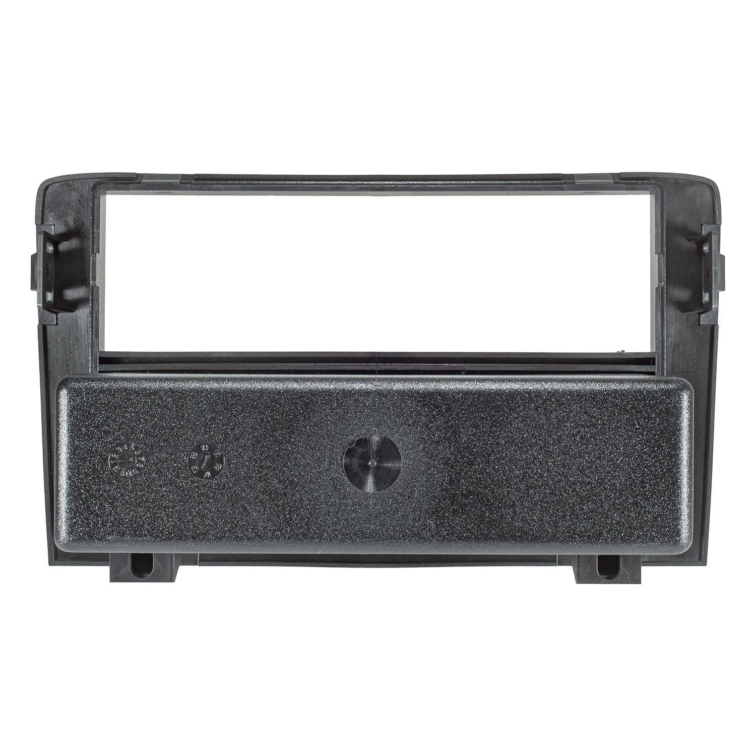 tomzz Audio 2414-028 Set di pannelli radio compatibili con Fiat Idea Lancia Musa nero con adattatore radio ISO