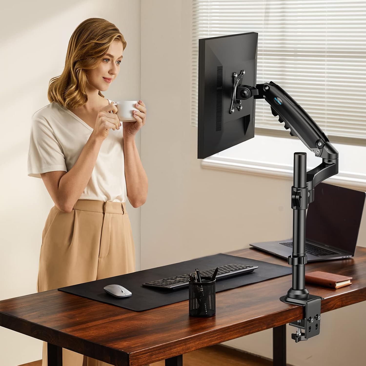Get Popular Offer HUANUO Single Monitor Mount, Monitor Arm Gas Spring,Monitor Desk Mount Fit 17 to 34 inch Screens, Height Adjustable VESA Mount with Clamp, Grommet Mounting Base, Hold up to 19.8lbs 50% Off Discount HUANUO Single Monitor Mount, Monitor Arm Gas Spring,Monitor Desk Mount Fit 17 to 34 inch Screens, Height Adjustable VESA Mount with Clamp, Grommet Mounting Base, Hold up to 19.8lbs