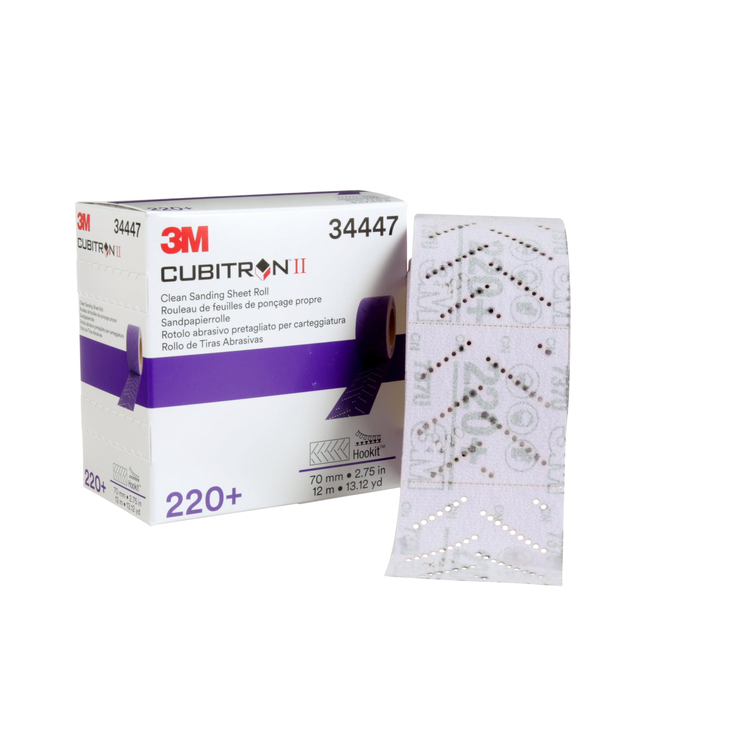 Cubitron II Hookit Clean rotolo di carta abrasiva