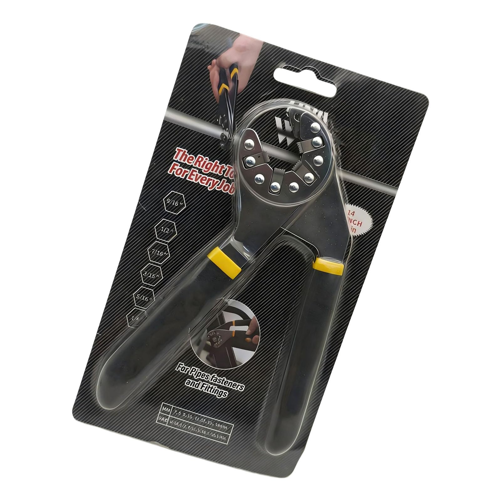Tsophreniq A Spanner Pliers Open End Wrench With Ergonomic Handle Suitable For Various Bolt Dimensions Nd Tightening Tasks Multiple Purpose Djustable Tool