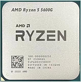 Computer Accessories AMD R5 5600G Ryzen 5 5600G 3.9GHz Six-Core Twelve-Thread 65W CPU Processor L3=16M 100-000000252 Socket AM4 New But No Fan Manufacturing precision
