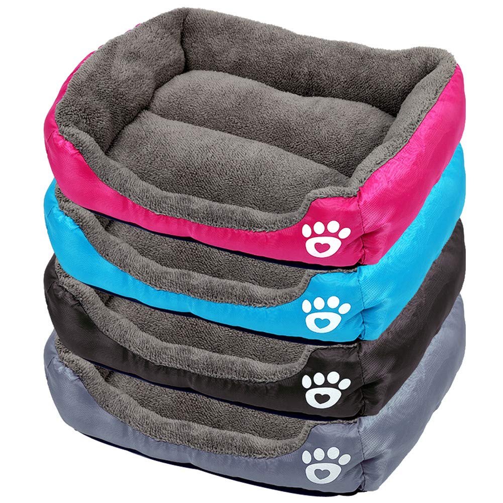 SOCHII Cama cálida para gatos, para mascotas, cachorros, sofá, perrera, cama de invierno, camas para dormir, nido para perros pequeños y medianos, gatos, cama perro, productos para mascotas, rosa, L