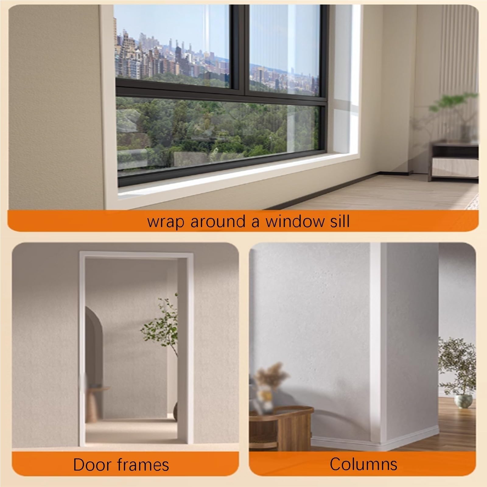 L - Protectores de esquina para seguridad infantil y protección de muebles, tiras protectoras duraderas para el hogar y la oficina, fácil instalación, elegantes protectores de bordes