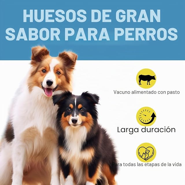 Foto 5 de 7 de Hueso de Res Natural para Perro, Premio masticable Duradero, ingrediente único