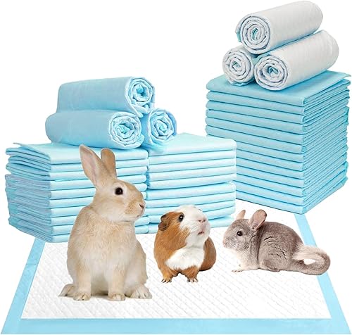 Miniatura 10 de Kathson Rabbits - Almohadillas de limpieza desechables para pañales, superabsorbentes y saludables para erizos, hámsteres, chinchillas, conejos,