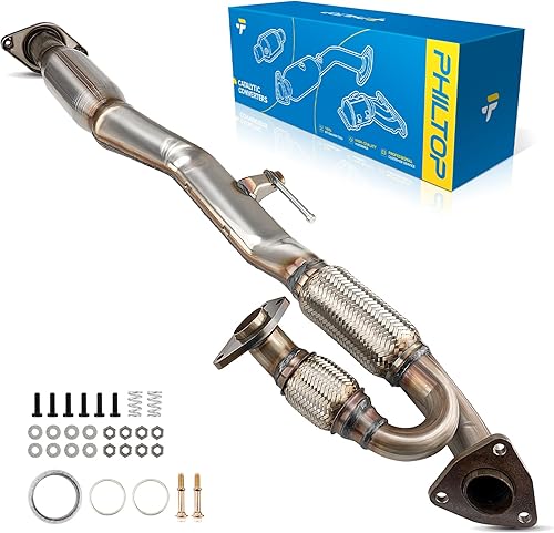 Vista 27 de PHILTOP Convertidor Catalítico de Salida Recta Compatible Directamente con Elantra 2.0L 2004-2012, Tiburon 2.0L 2007-2008, Spectra/Spectra5 2.0L