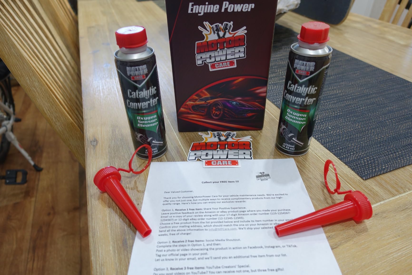 MotorPower Care 2X Cans Catalytic Converter Cleaner