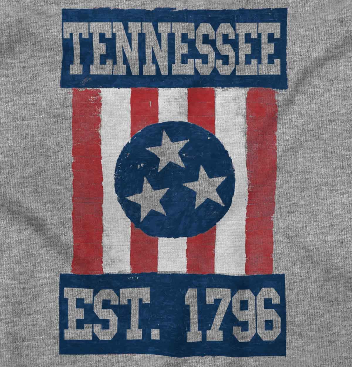 Brisco Brands Tennessee Country Southern TN Flag Baby Romper Boys or Girls